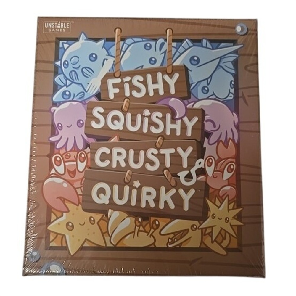 Unstable Games Fishy Squishy Crusty Quirky Strategic Card Game New Sealed